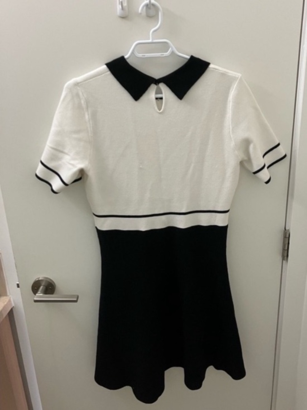 Cute preppy chic style knit dress New without tag office workwear - Picture 4 of 4